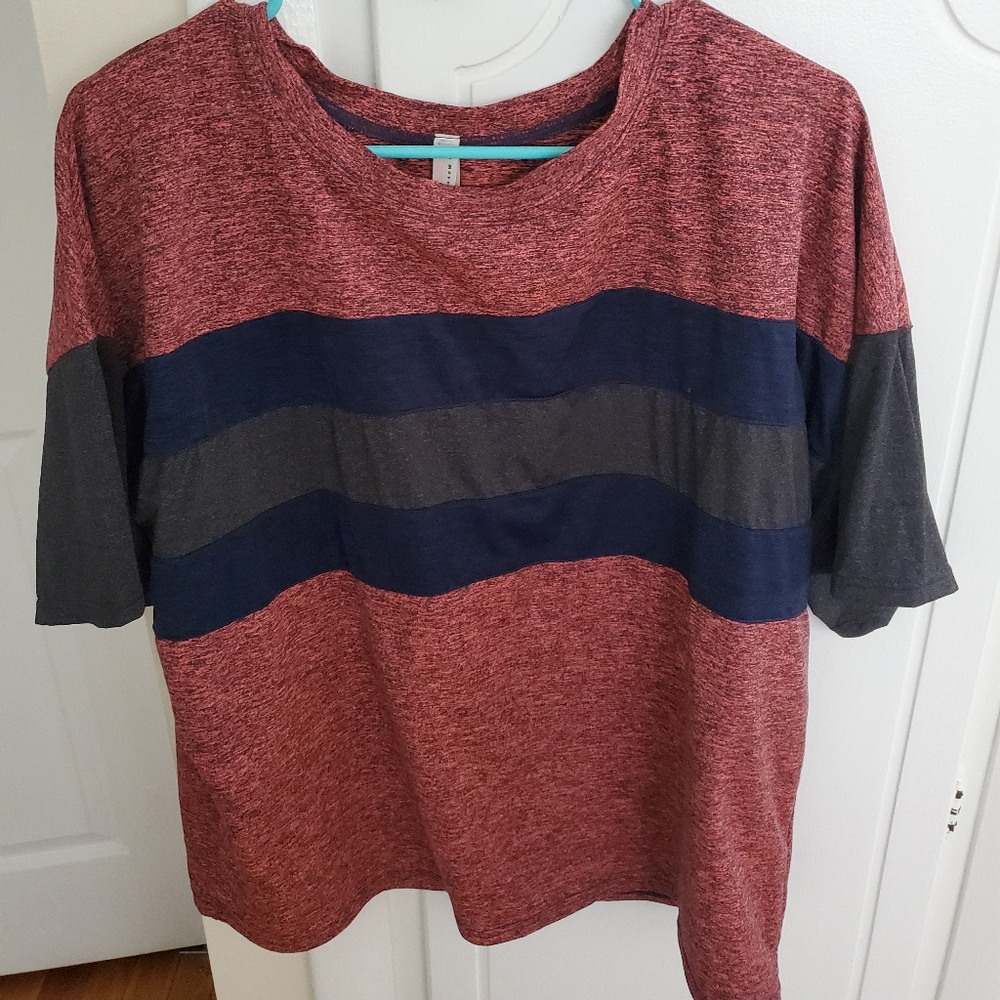 Rust colored jersey shirt